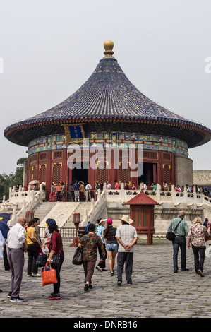 La voûte céleste impériale dans le Temple du Ciel (Tiantan Park) à Pékin, Chine Banque D'Images