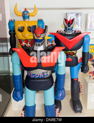 Mazinger Z chiffres - caractère anime japonais toys, vers 1973 Banque D'Images