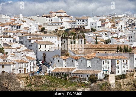 Ville de Ronda en Espagne, région d'Andalousie. Banque D'Images