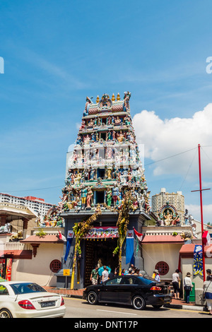 Le Temple Sri Mariamman, Singapour Banque D'Images