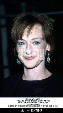 15 mai 2001 - K21880AR : 5/15/01.L'UPFRONT ABC 2001 ÉVÉNEMENT AU .New Amsterdam Theatre à New York..Joan Cusack. ANDREA 2001 RENAULT/(Credit Image : © Globe Photos/ZUMAPRESS.com) Banque D'Images