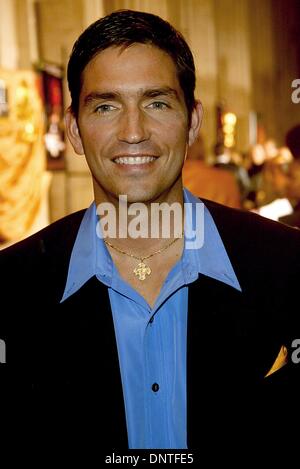 Le 23 janvier 2002 - K23905H:LE COMTE DE MONTE CRISTO PREMIERE.El Capitan Theatre, à Hollywood, CA 01/23/2002.Jim Caviezel. ALEC MICHAEL/ chez ING©2002.(D)(Image Crédit : © Globe Photos/ZUMAPRESS.com) Banque D'Images