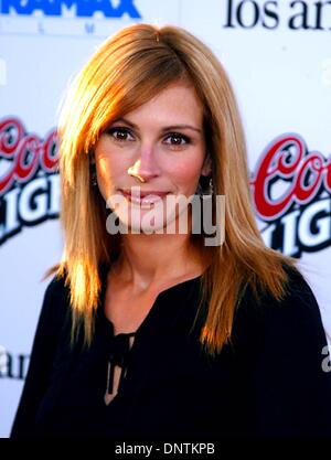 Le 23 juillet 2002 - Los Angeles, CA, USA - JULIA ROBERTS.'face'' Premiere.Los Angeles, CA 7/23/02. Lockwood. 2002 K2109LOC(Image Crédit : © Globe Photos/ZUMAPRESS.com) Banque D'Images