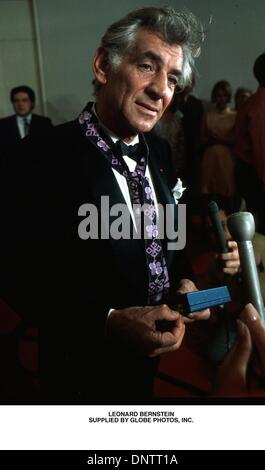 Mar. 22, 2001 - Leonard Bernstein.FOURNI PAR (crédit Image : © Globe Photos/ZUMAPRESS.com) Banque D'Images