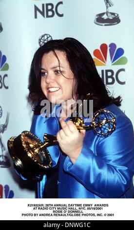 18 mai 2001 - K21932AR : 28E CONGRÈS ANNUEL PRIX Daytime Emmy.au Radio City Music Hall, New York. 05/18/2001 ROSIE.O' Donnell. ANDREA 2001 RENAULT/(Credit Image : © Globe Photos/ZUMAPRESS.com) Banque D'Images