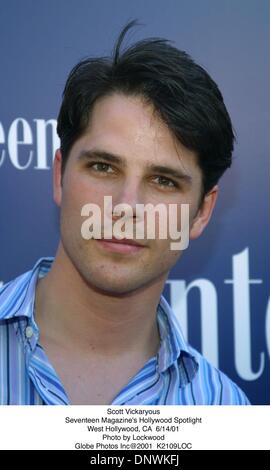 15 juin 2001 - Scott Vickaryous.Dix-sept Magazine's Hollywood Spotlight.West Hollywood, CA 6/14/01. Lockwood. 2001 K2109LOC(Image Crédit : © Globe Photos/ZUMAPRESS.com) Banque D'Images