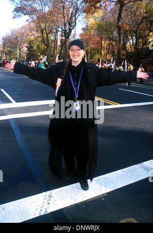 Le 26 novembre 2001 - K23481L : 11/22/01.Le 75 e congrès annuel de Macy's Thanksgiving Day Parade À NEW YORK..SUSAN STROMAN. HENRY McGEE/(2001 Image : © Crédit Photos Globe/ZUMAPRESS.com) Banque D'Images