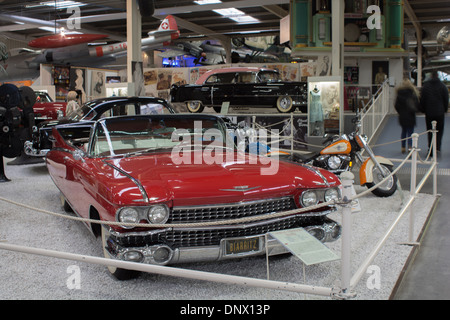 Une Cadillac Eldorado Convertible de 1959 sur l'affichage à Sinsheim Museum en Allemagne Banque D'Images