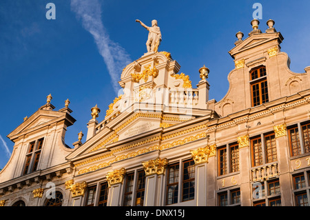 De Gulden Boot aka La Chaloupe d'Or building Grand Place Bruxelles Belgique Banque D'Images