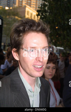 5 octobre 2001 - K23052JBB : NEW YORK FILM FESTIVAL PREMIÈRE MONDIALE DE L''WHAT A GIRL WANTS'' à l'Alice Tully Hall dans le Lincoln Center, New York. 10/05/01.WES ANDERSON. JOHN BARRETT/ 2001. (D)(Image Crédit : © Globe Photos/ZUMAPRESS.com) Banque D'Images