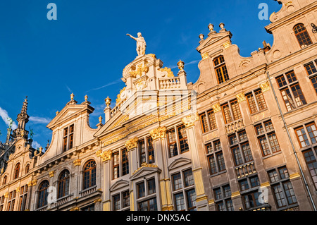 De Gulden Boot aka La Chaloupe d'Or building Grand Place Bruxelles Belgique Banque D'Images