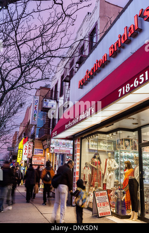 'Little India' district de Jackson Heights, Queens, New York City Banque D'Images