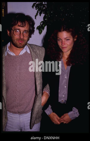 Hollywood, CA, USA ; Réalisateur Steven Spielberg et première épouse Amy IRVING dans une photo non datée. /Michelson-Karnbad (date inconnue) Obligatoire Crédit : photo par Michelson/ZUMA Press. (©) Copyright 2006 Michelson Banque D'Images