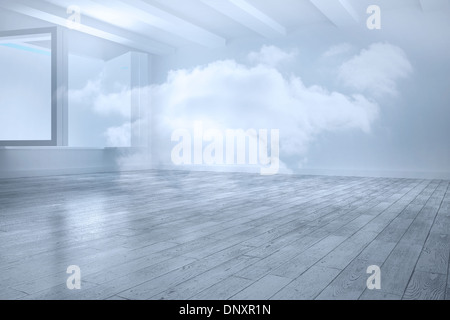 Prix avec nuage holographique Banque D'Images