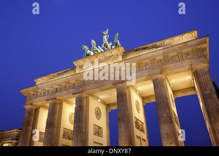 La porte de Brandebourg, Berlin, Allemagne Banque D'Images