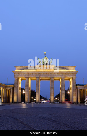 La porte de Brandebourg, Berlin, Allemagne Banque D'Images