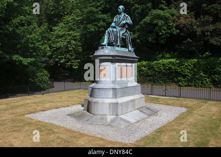 Monument à Lord Ardilaun - Arthur Edward Guinness (1840-1915) à Saint Stephen's Green à Dublin, Irlande Banque D'Images