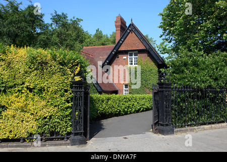 Gîte à l'intérieur de Saint Stephen's Green à Dublin, Irlande Banque D'Images