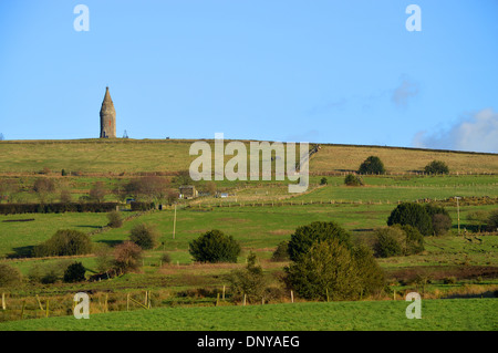 Hartshead Pike Banque D'Images