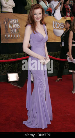 Jan 29, 2006 ; Los Angeles, CA, USA ; Marcia Cross arrivant à la 12e édition annuelle des Screen Actors Guild Awards tenue au Shrine Exposition Center. Crédit obligatoire : Photo de Lisa O'Connor/ZUMA Press. (©) Copyright 2006 by Lisa O'Connor Banque D'Images