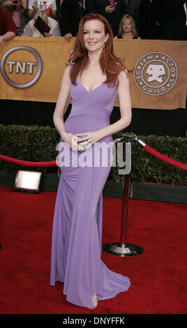 Jan 29, 2006 ; Los Angeles, CA, USA ; Marcia Cross arrivant à la 12e édition annuelle des Screen Actors Guild Awards tenue au Shrine Exposition Center. Crédit obligatoire : Photo de Lisa O'Connor/ZUMA Press. (©) Copyright 2006 by Lisa O'Connor Banque D'Images