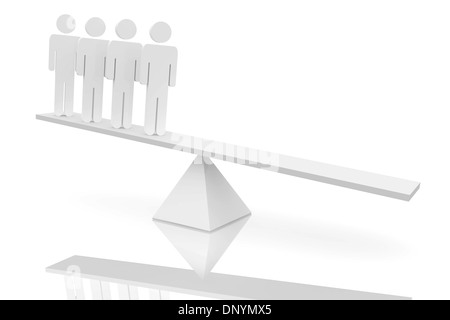 D'écailles blanches de figures humaines Banque D'Images