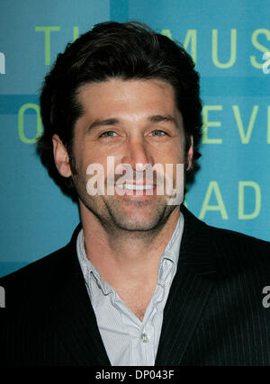 28 févr., 2006 ; West Hollywood, Californie, USA ; acteur Patrick Dempsey à la 23e assemblée annuelle William S. Paley Television Festival et Q&A de l'anatomie du gris à la DGA. Crédit obligatoire : Photo de Lisa O'Connor/ZUMA Press. (©) Copyright 2006 by Lisa O'Connor Banque D'Images