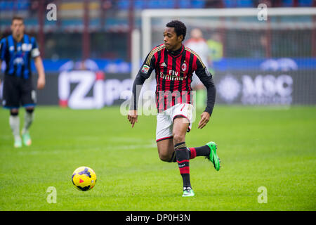 Milan, Italie. 6 janvier, 2014. Robinho (Milan) Football / Soccer : Italien 'Serie' un match entre l'AC Milan 3-0 Atalanta à San Siro à Milan, Italie . Credit : Maurizio Borsari/AFLO/Alamy Live News Banque D'Images