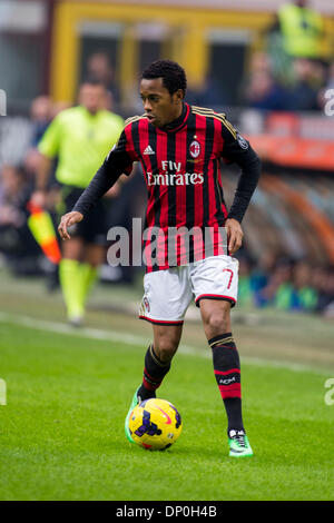 Milan, Italie. 6 janvier, 2014. Robinho (Milan) Football / Soccer : Italien 'Serie' un match entre l'AC Milan 3-0 Atalanta à San Siro à Milan, Italie . Credit : Maurizio Borsari/AFLO/Alamy Live News Banque D'Images