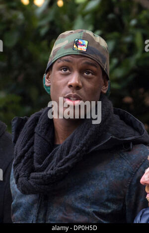 Milan, Italie. 6 janvier, 2014. Enoch Balotelli Football / Soccer : Italien 'Serie' un match entre l'AC Milan 3-0 Atalanta à San Siro à Milan, Italie . Credit : Maurizio Borsari/AFLO/Alamy Live News Banque D'Images