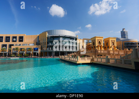 Dubaï Mall centre-ville près de Burk Khalifa skyscraper Banque D'Images