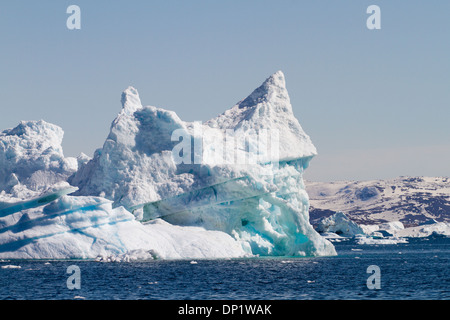 Un iceberg près de Ilulissat, Groenland. Banque D'Images