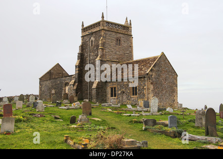 Saint-nicolas (ancienne église), de la pente, Weston Super Mare, Angleterre Banque D'Images