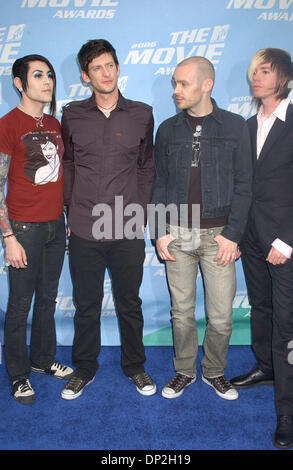 Juin 03, 2006 ; Los Angeles, CA, USA ; les musiciens à l'IFA 2006 MTV Movie Awards tenue à Studios Sony. Crédit obligatoire : Photo par Paul Fenton/ZUMA KPA.. (©) Copyright 2006 by Paul Fenton Banque D'Images