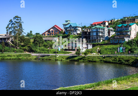 Asie Sri Lanka, Nuwara Eliya, le lac Gregory Banque D'Images