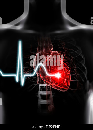 Heartbeat, artwork Banque D'Images