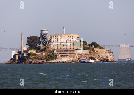 L'île d'Alcatraz prison fédérale était un célèbre prison de haute sécurité de 1934 à 1963, aujourd'hui zone de loisirs. Banque D'Images