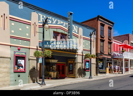 Egyptian Theatre sur Main Street dans le centre-ville de Park City, Utah, USA Banque D'Images