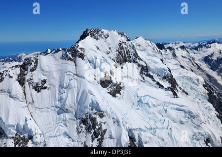 Les minarets, Parc National du Mont Cook, Alpes du Sud, Canterbury, île du Sud, Nouvelle-Zélande Banque D'Images