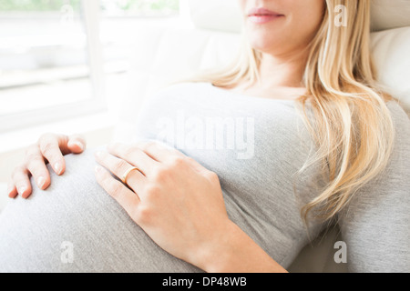 Femme enceinte Banque D'Images