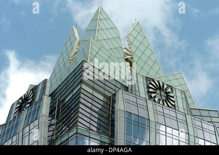 Aug 03, 2006 ; Austin, Texas, USA ; Frost Bank Tower dans le centre-ville d'Austin. Crédit obligatoire : Photo de Robert McLeroy/San Antonio Express-News/ZUMA Press. (©) Copyright 2006 par San Antonio Express-News Banque D'Images