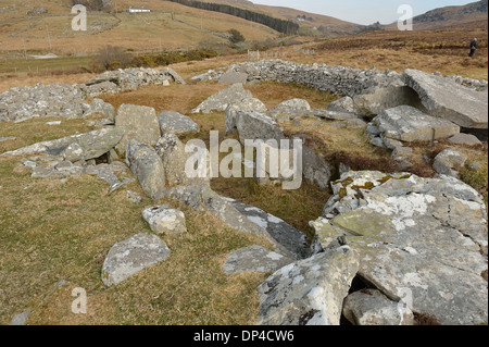 Tombeau de la cour près de Greeneville Irlande Donegal Banque D'Images