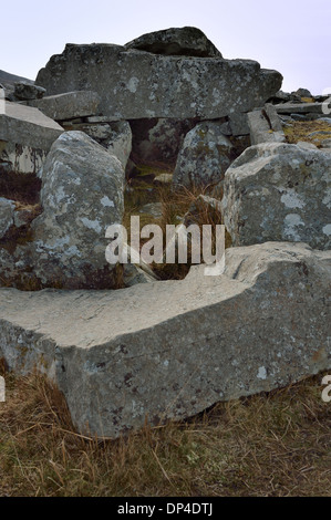 Tombeau de la cour près de Greeneville Irlande Donegal Banque D'Images