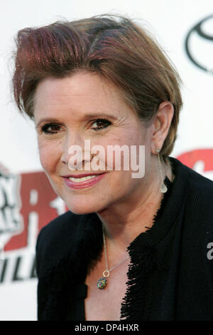 Aug 13, 2006 ; Studio City, CA, USA ; l'actrice Carrie Fisher pendant les arrivées au Comedy Central Roast de William Shatner à CBS studios situés à Studio City. Crédit obligatoire : Photo par Jerome Ware/ZUMA Press. (©) Copyright 2006 by Jerome Ware Banque D'Images