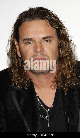 Aug 21, 2006 ; Los Angeles, CA, USA ; chanteur FHER, du groupe de rock mexicain Mana, au cours d'une conférence de presse pour la sortie de leur dernier CD "Amar Es combattre." Photo : crédit obligatoire par Vaughn Youtz/ZUMA Press. (©) Copyright 2006 par Vaughn Youtz Banque D'Images