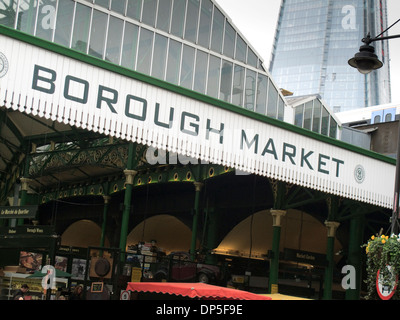 Les étals de marché Borough Market Southwark London England Banque D'Images