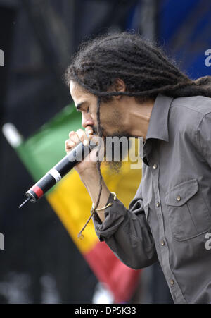 Sep 17, 2006 ; Austin, TX, USA ; DAMIEN MARLEY en live à l'Austin City Limits Music Festival 2006. Crédit obligatoire : Photo par Jérôme Brunet/ZUMA Press. (©) Copyright 2006 by Jerome Brunet Banque D'Images