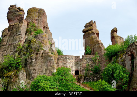 Belogradchik rocks forteresse, Bulgarie Banque D'Images