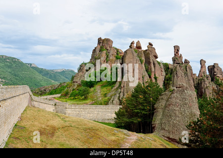 Belogradchik rocks forteresse, Bulgarie Banque D'Images