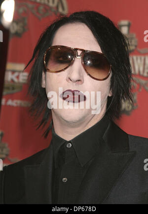 Oct 07, 2006 ; Los Angeles, CA, USA ; Interprète Marilyn Manson au Spike TV's 'Scream Awards 2006' arrivants lieu au Pantages Theatre. Crédit obligatoire : Photo par Paul Fenton/ZUMA KPA.. (©) Copyright 2006 by Paul Fenton Banque D'Images